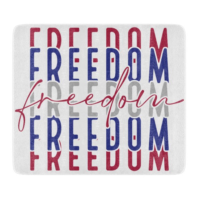 Freedom Kamala Harris Cutting Board (Front)