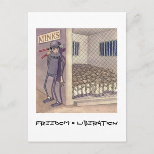 Freedom = Liberation Postcard