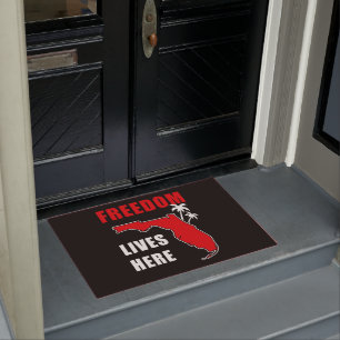 Freedom Lives Here: Conservative Florida USA   Doormat