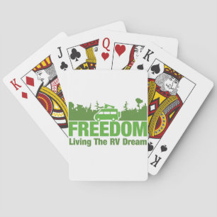Freedom Living The RV Dream 4 Playing Cards