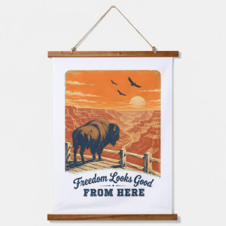 Freedom Looks Good Canyon Hanging Tapestry