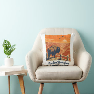 Freedom Looks Good Canyon Pillow