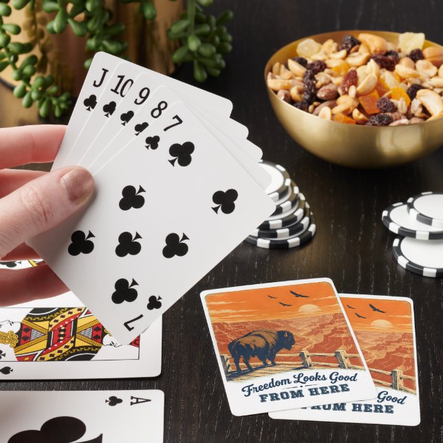 Freedom Looks Good Canyon Playing Cards (In Situ)