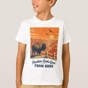 Freedom Looks Good Canyon T-shirts