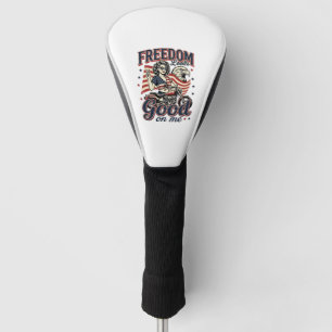 Freedom Looks Good Patriotic Vintage Eagle Golf Head Cover