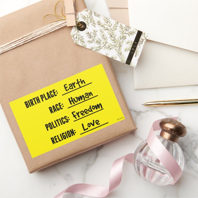 FREEDOM LOVE (EARTH) STICKER (Gifting)