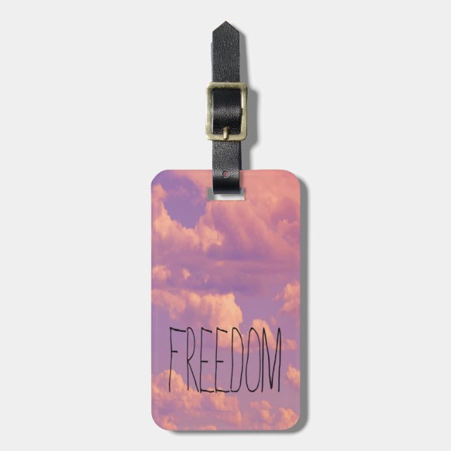 Freedom Luggage Tag (Front Vertical)