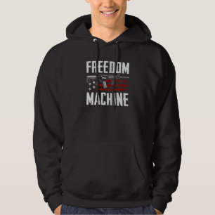 Freedom Machine Pro Guns Ar15 Usa 2nd Amendment Hoodie