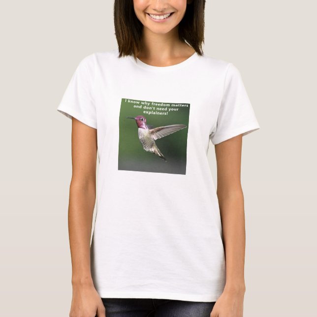 Freedom Matters (light) T-Shirt (Front)