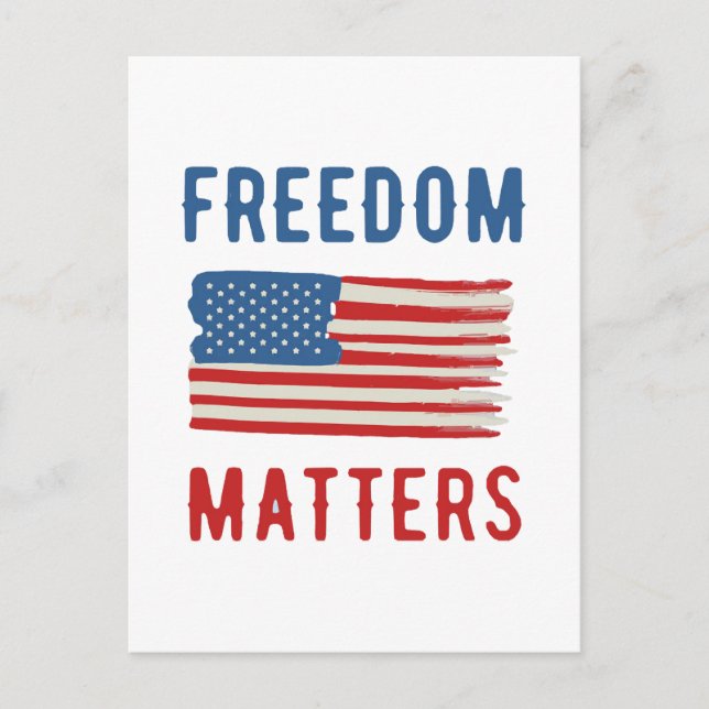 Freedom Matters Postcard (Front)