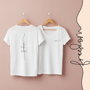 Freedom Minimalist Typography Design T-Shirt