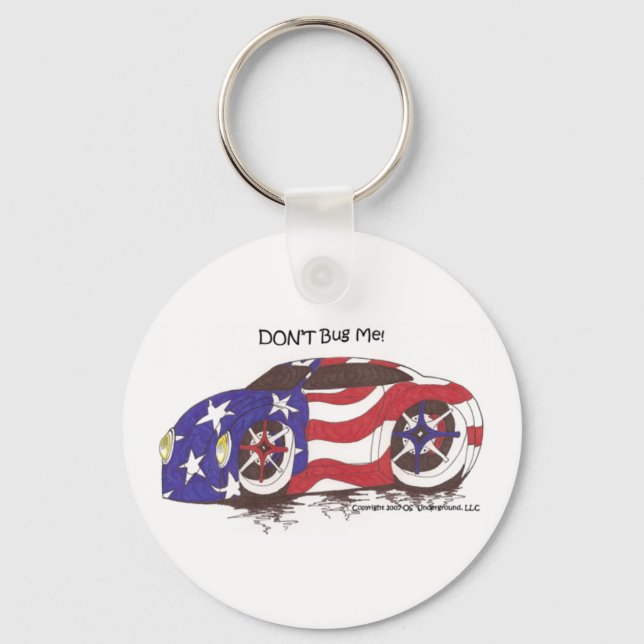 "Freedom-Mobile" TM -  "Don't Bug Me!" Keychain (Front)