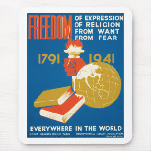 Freedom of Expression Mouse Mat
