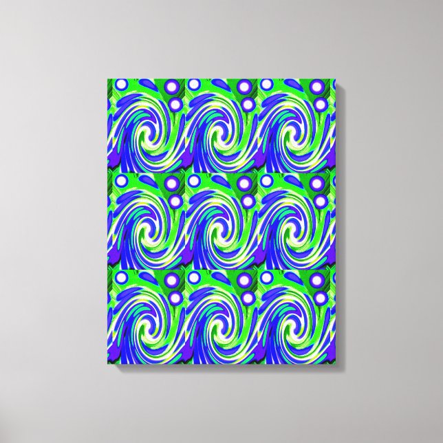 Freedom of nature abstract art canvas print (Front)