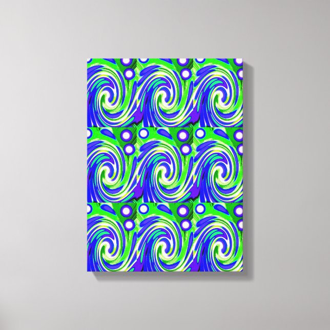 Freedom of nature abstract art canvas print (Front)