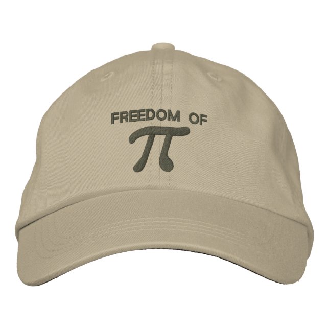 Freedom of Pi Embroidered Hat (Front)