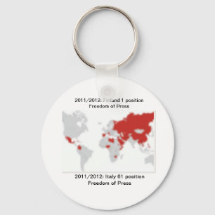 Freedom of Press Keychain