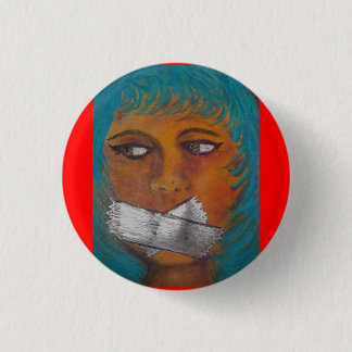 freedom of speech 3 cm round badge
