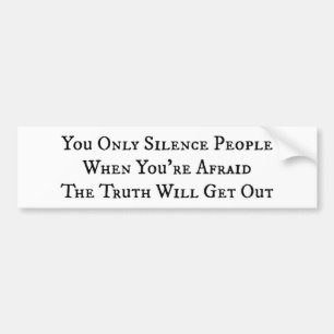 Freedom of Speech Bumper Sticker