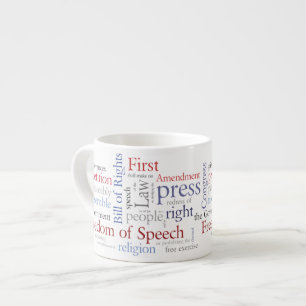 Freedom of Speech First Amendment Rights Espresso Cup
