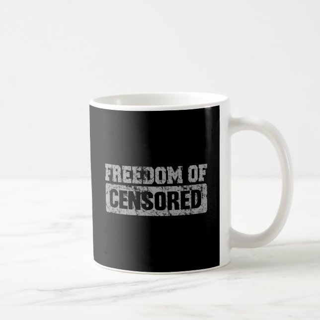 Freedom of Speech Maybe Not Coffee Mug (Right)