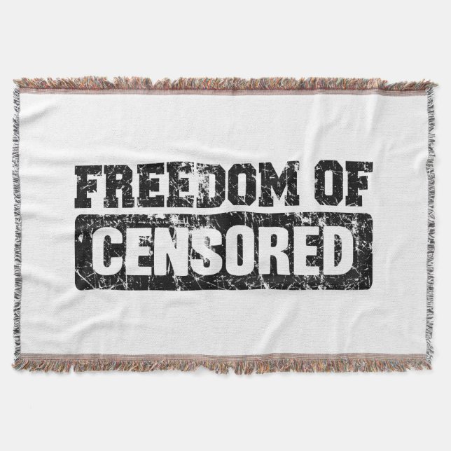 Freedom of Speech Maybe Not Exactly Throw Blanket (Front)