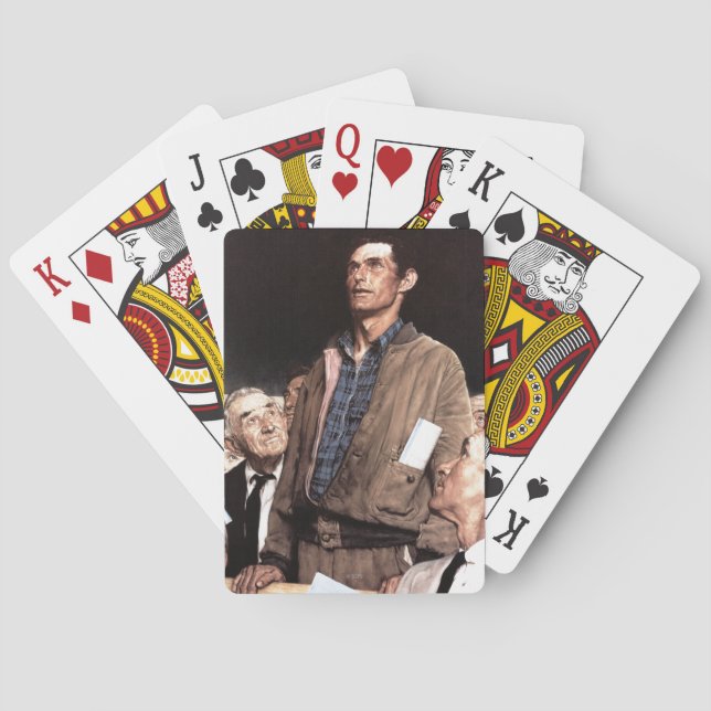 Freedom Of Speech Playing Cards (Back)