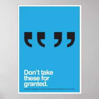 Freedom of Speech Poster