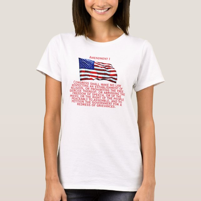 FREEDOM OF SPEECH T-Shirt (Front)