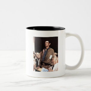 Freedom Of Speech Two-Tone Coffee Mug