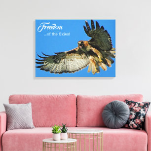 Freedom of the Skies Red-tailed Hawk Canvas Print