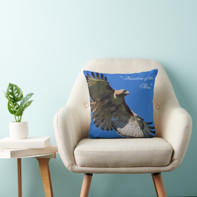 Freedom of the Skies Red-Tailed Hawk Cushion (Chair)