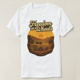 Freedom on Wheels Retro Adventure T-Shirt