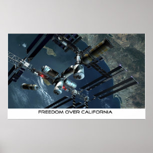 Freedom over California Poster