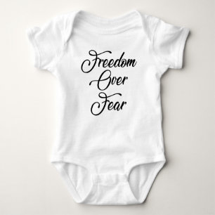 Freedom Over Fear Baby Bodysuit