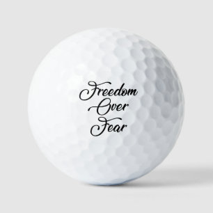 Freedom Over Fear Golf Balls