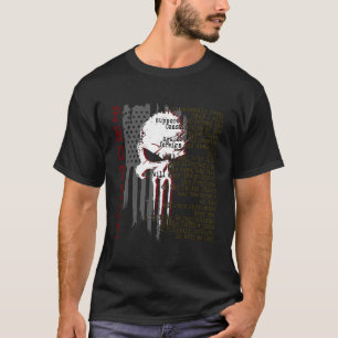 Freedom Over Fear Pro Gun USA Flag 2nd Amendment T-Shirt
