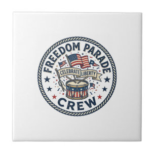 Freedom Parade Crew Patriotic Patriotic Parade Vin Tile