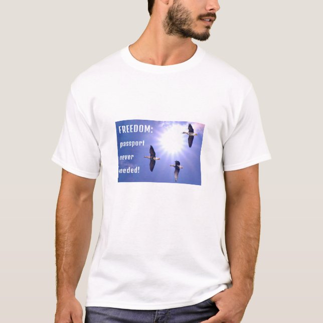 Freedom Passport (light) T-Shirt (Front)