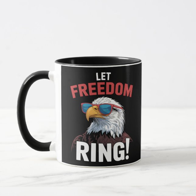Freedom Patriot, Let Freedom Ring Mug (Left)