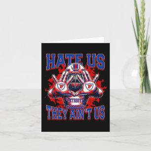 Freedom Patriots Logo Hate Us Cause They Ain't Hs  Card
