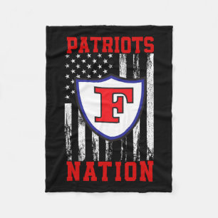 Freedom Patriots Logo Nation Hs  Fleece Blanket
