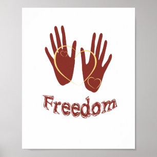 Freedom Poster (standard picture frame size)
