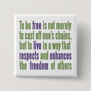 Freedom Quote button