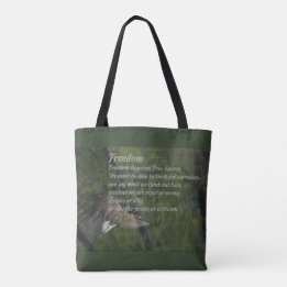 Freedom requires Free Speech Liberty Tote Bag