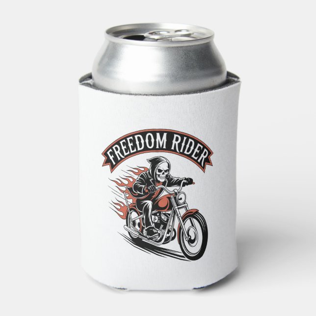 FreeDom Rider Biker Can Cooler (Can Front)