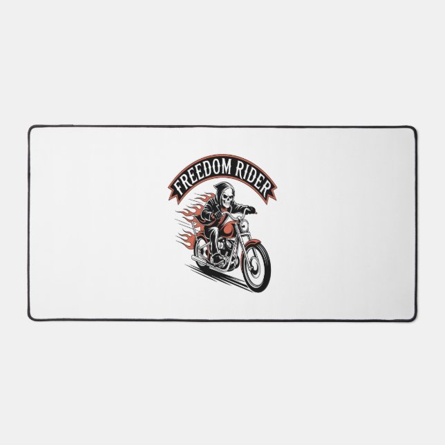FreeDom Rider Biker Desk Mat (Front)