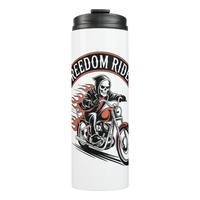 FreeDom Rider Biker Thermal Tumbler (Front)