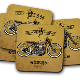 Freedom Rider Motorcycle Coaster Coaster Set