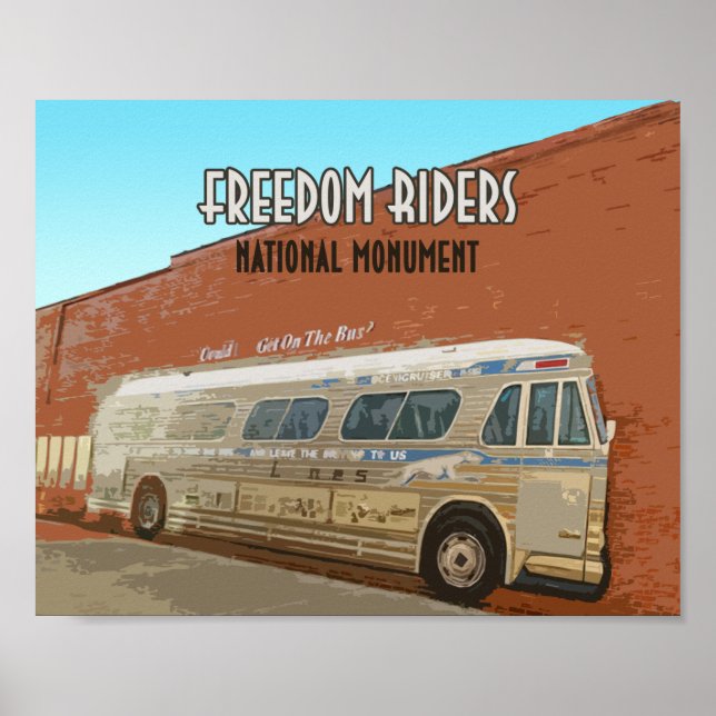 Freedom Riders National Monument Alabama Poster (Front)